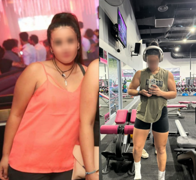 Maria, 31, before and after